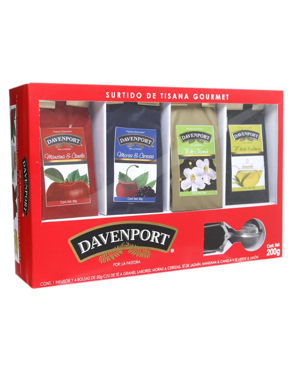 Tisana sabor diferentes sabores en hoja