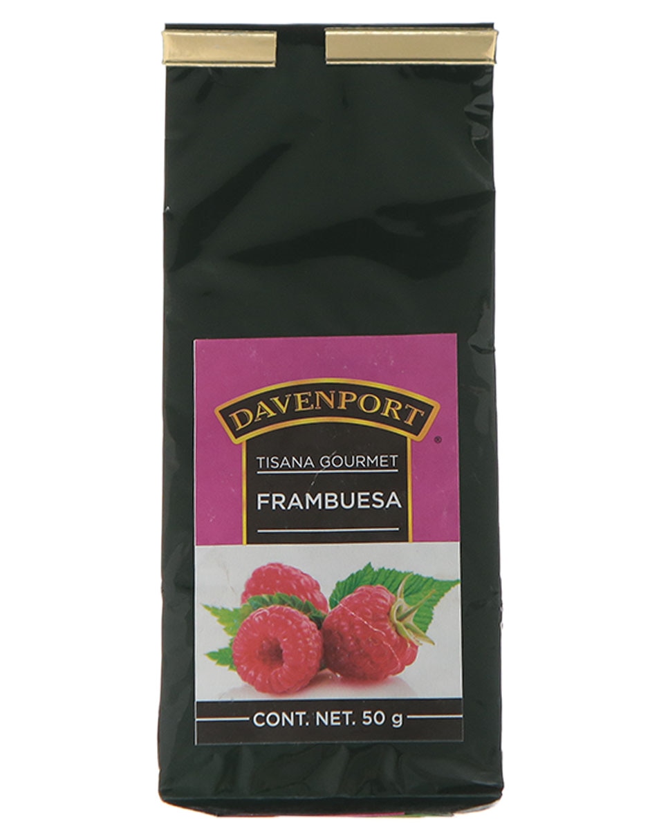 Tisana sabor frambuesa flores y frutas deshidratadas